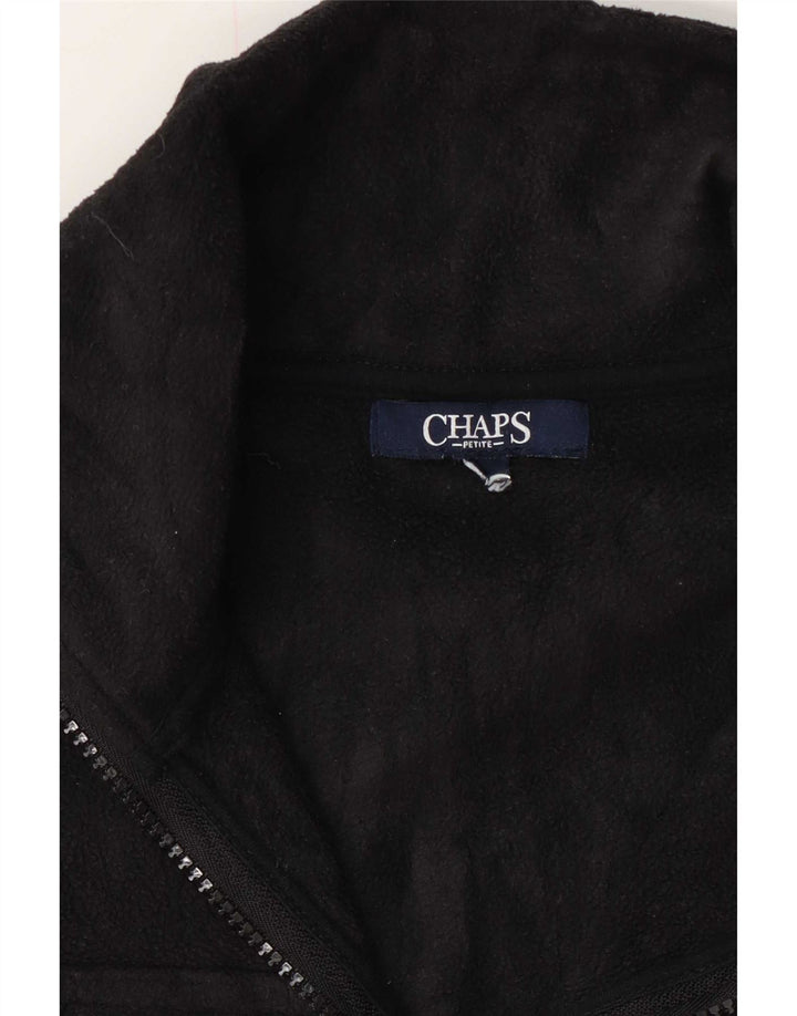 Chaps Chaleco polar para mujer UK 14 Medium Black