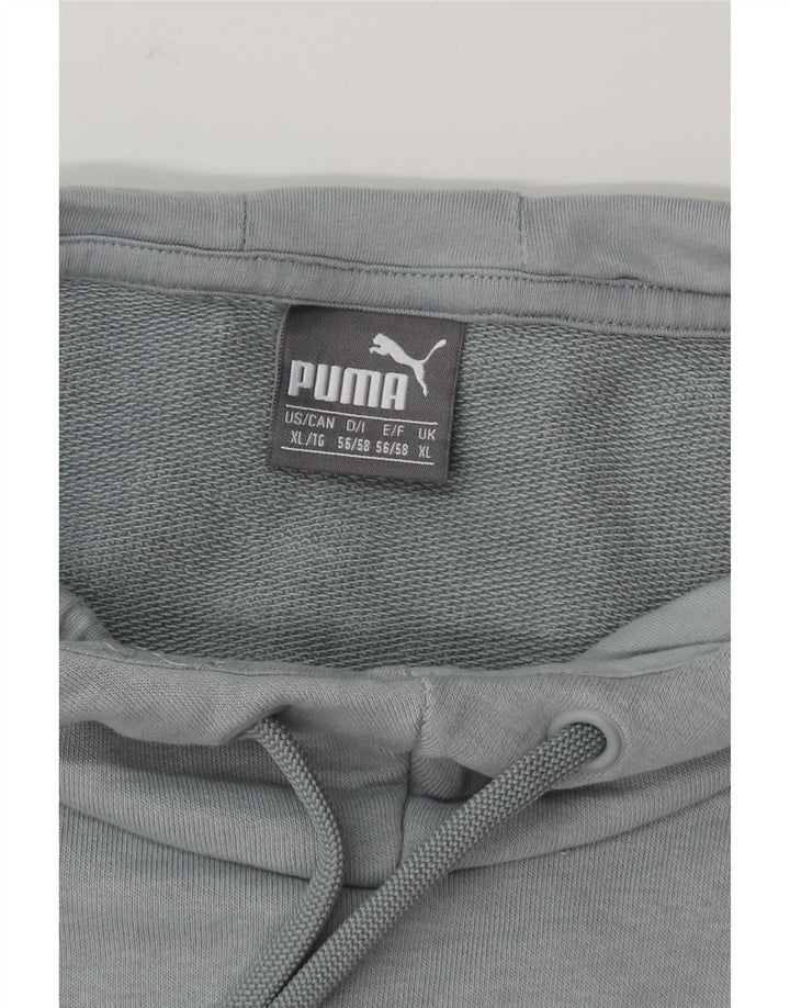 PUMA Mens Graphic Hoodie Jumper XL Grey Vintage Puma and Second-Hand Puma from Messina Hembry 