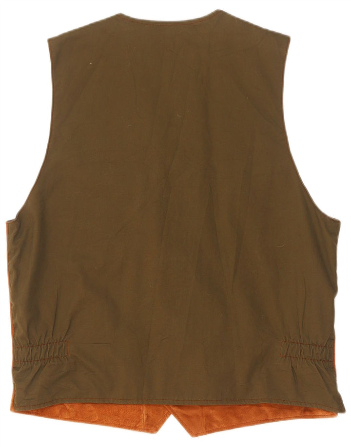Blackthorn Herre ruskindsvest medium brunt læder