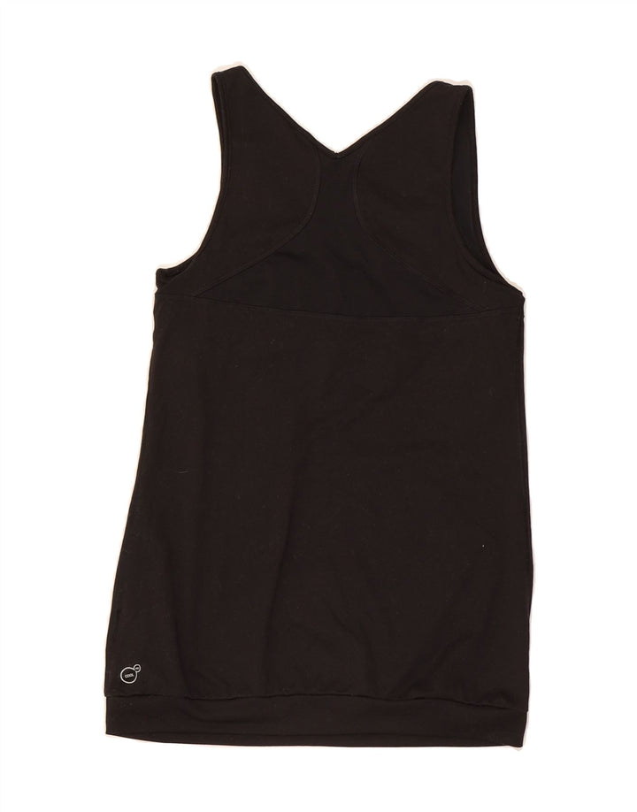 PUMA Womens Vest Top UK 10 Small Black Polyester Vintage Puma and Second-Hand Puma from Messina Hembry 