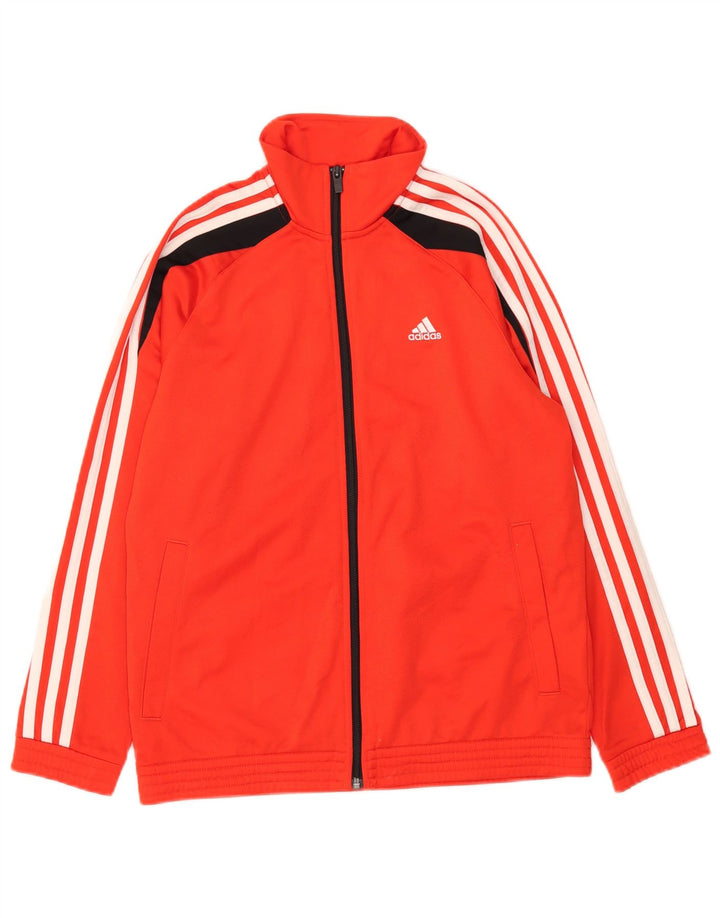 Adidas Pige Træningsdragt Topjakke 13-14 År Rød Polyester