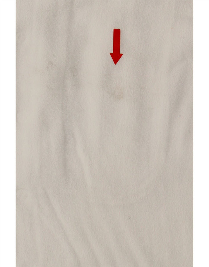 TRUSSARDI JEANS Womens Sleeveless Blouse Top IT 42 Medium White Viscose Vintage Trussardi Jeans and Second-Hand Trussardi Jeans from Messina Hembry 