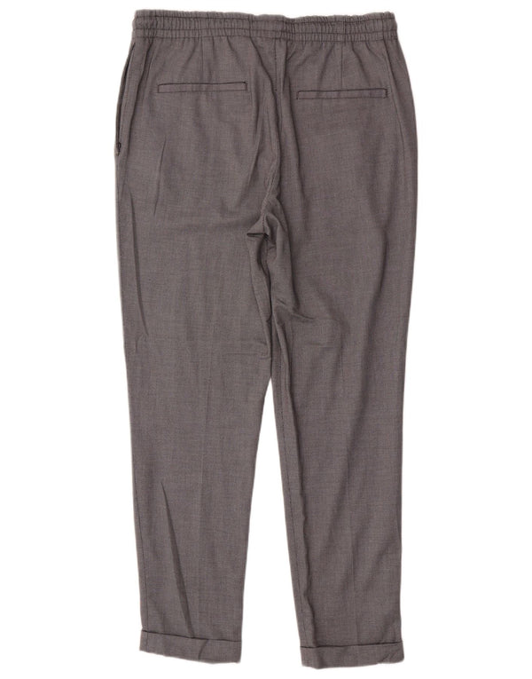 Zara Dame Slim Chino Bukser Large W32 L28 Grå Polyester