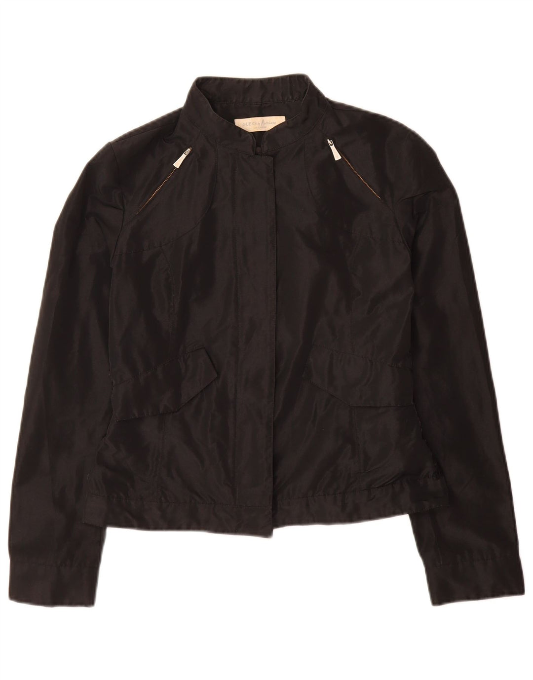 Guess By Marciano Bomberjakke til kvinder IT 42 Medium Sort Polyester