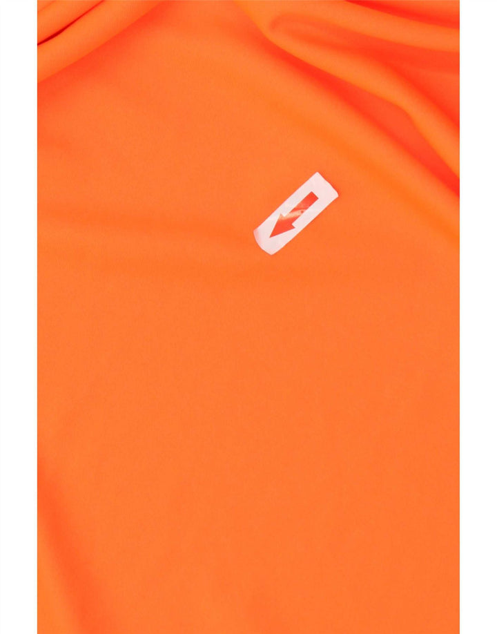 Adidas Mens Climalite T-Shirt Top Medium Orange Polyester