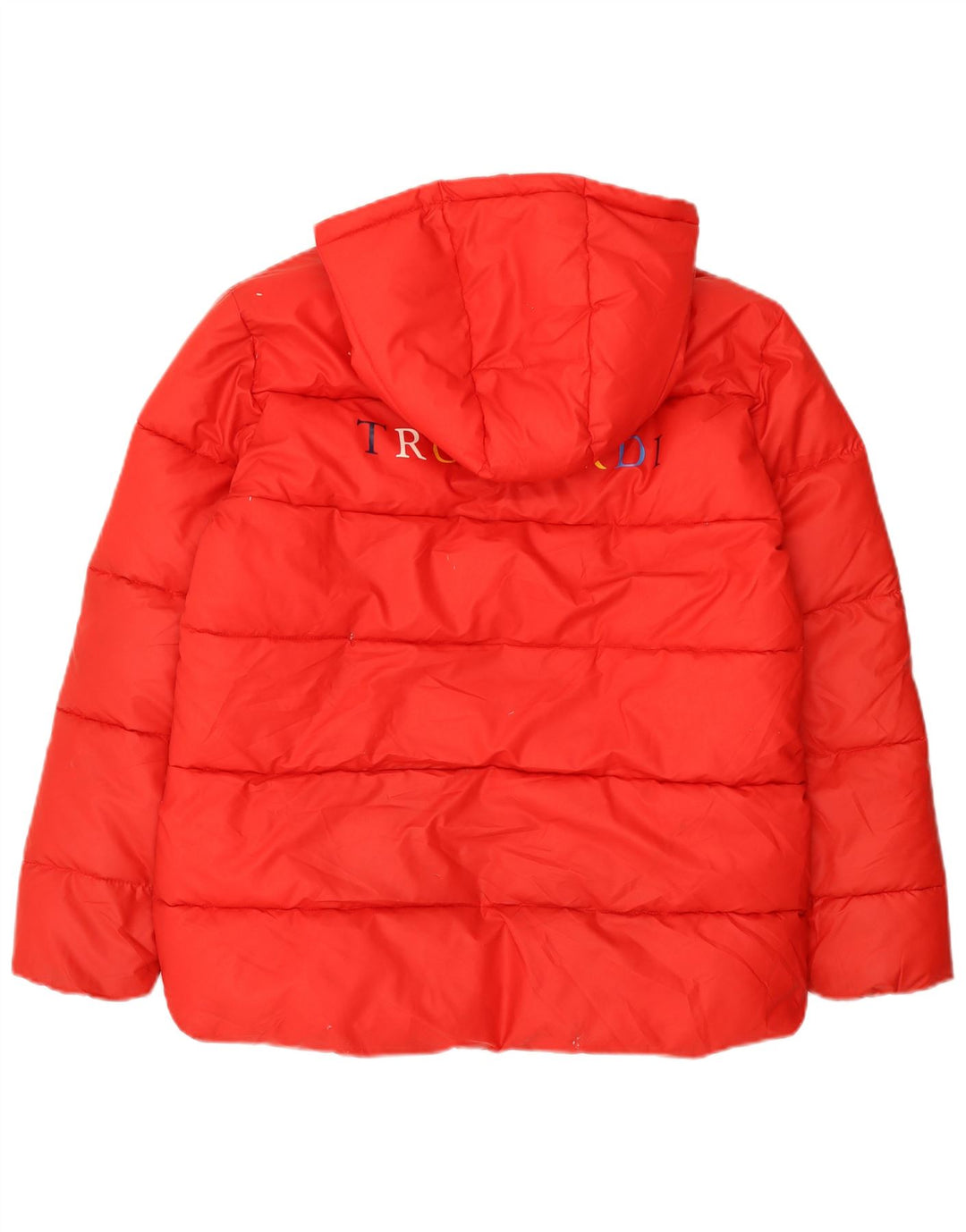Trussardi Junior Girls Hooded Padded Jacket 15-16 Years Red Polyester