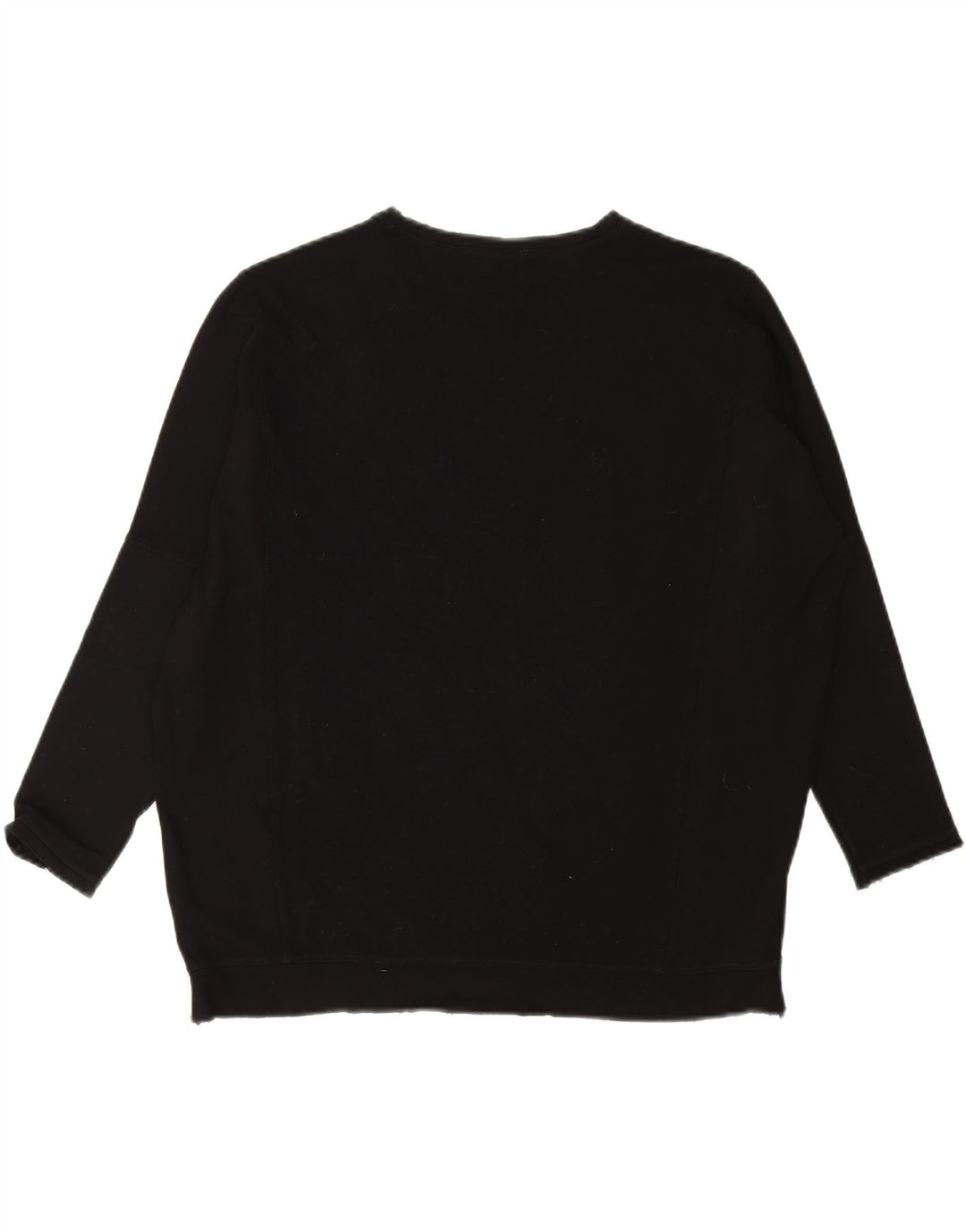 ZARA Womens Oversized Top 3/4 Sleeve UK 10 Small Black Vintage Zara and Second-Hand Zara from Messina Hembry 