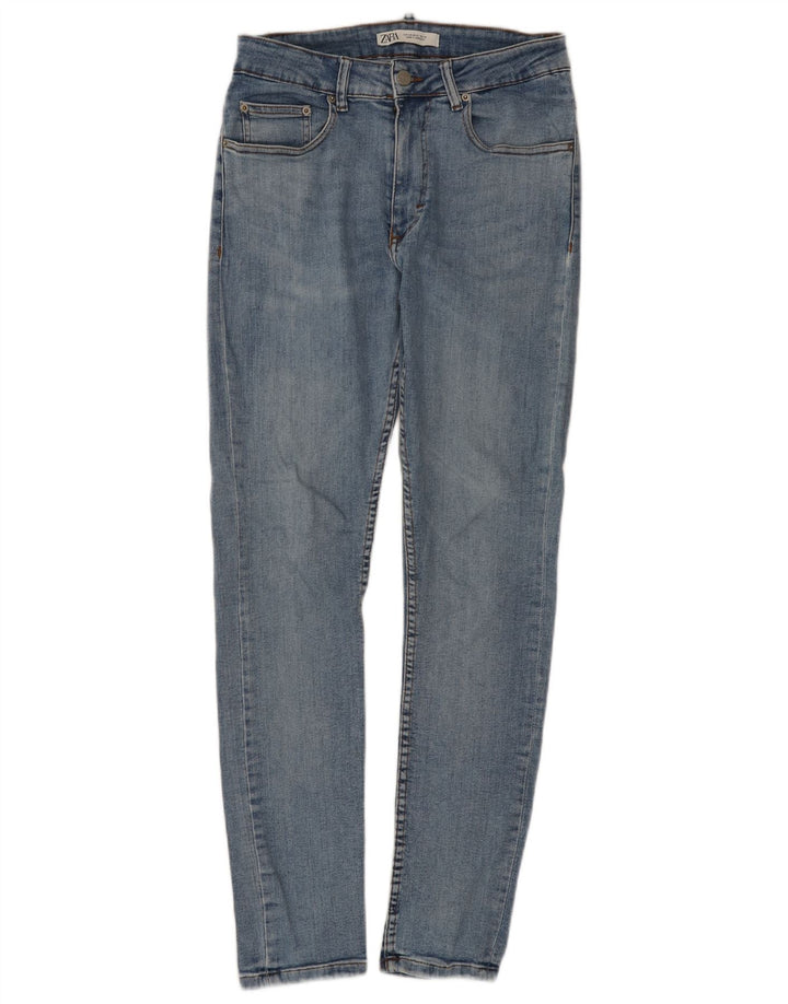 Zara Mens Slim Jeans EU 40 Medium W31 L30 Blue Cotton