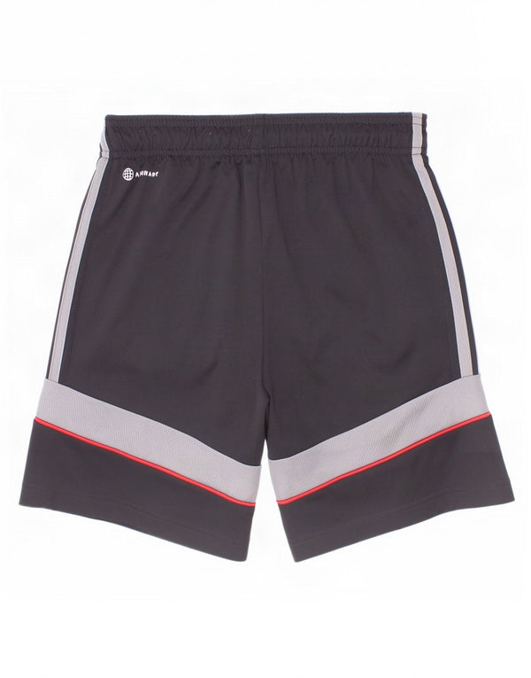 Adidas Boys Aeroready Sport Shorts 11-12 Years Black Colourblock Poliester