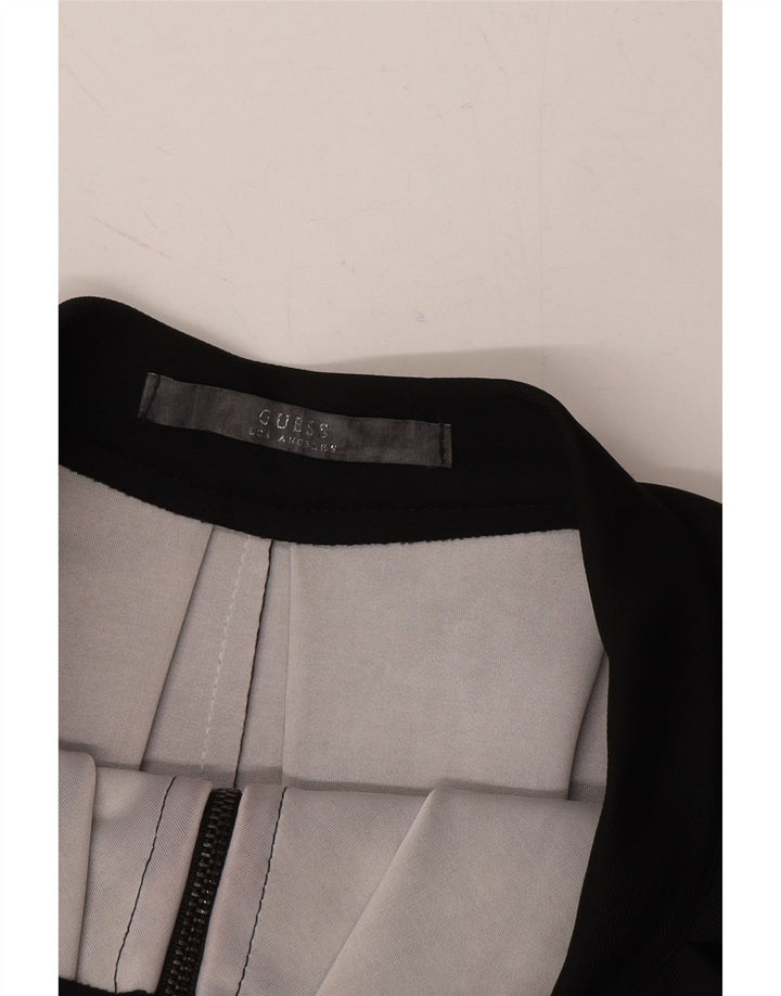 GUESS Womens Asymmetrical Skirt W25 XS Black Polyester Vintage Guess and Second-Hand Guess from Messina Hembry 