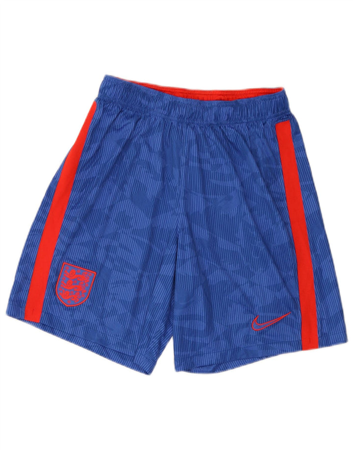 Nike Mens Dri Fit Abstract Pattern Sport Shorts Large Blue Colourblock