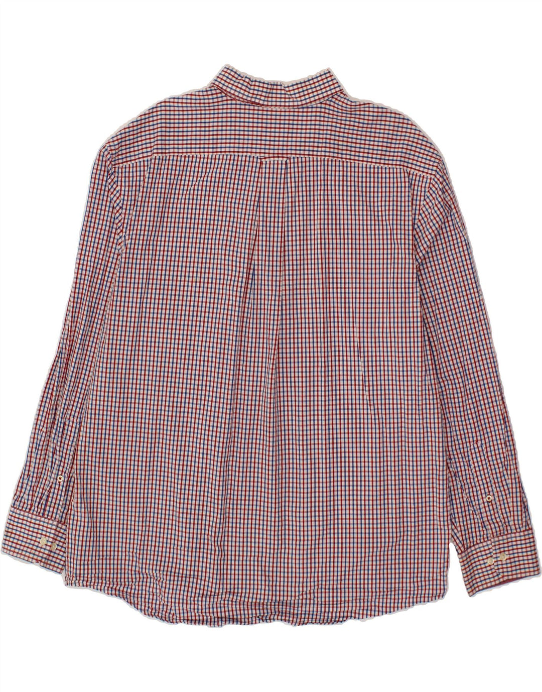 IZOD Mens Big & Tall Shirt XL Red Check Cotton Vintage Izod and Second-Hand Izod from Messina Hembry 