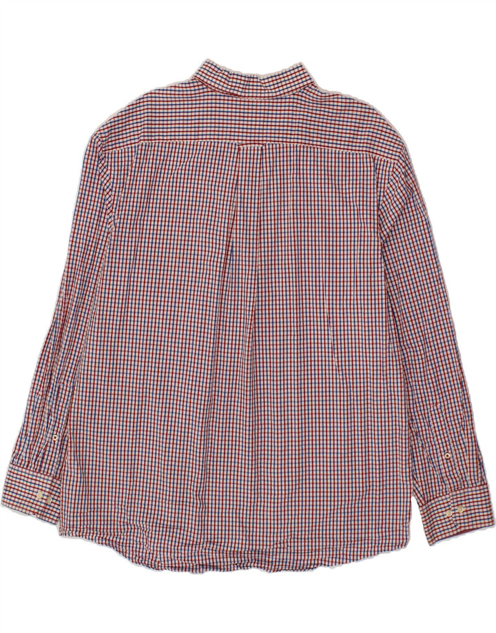 IZOD Mens Big & Tall Shirt XL Red Check Cotton Vintage Izod and Second-Hand Izod from Messina Hembry 