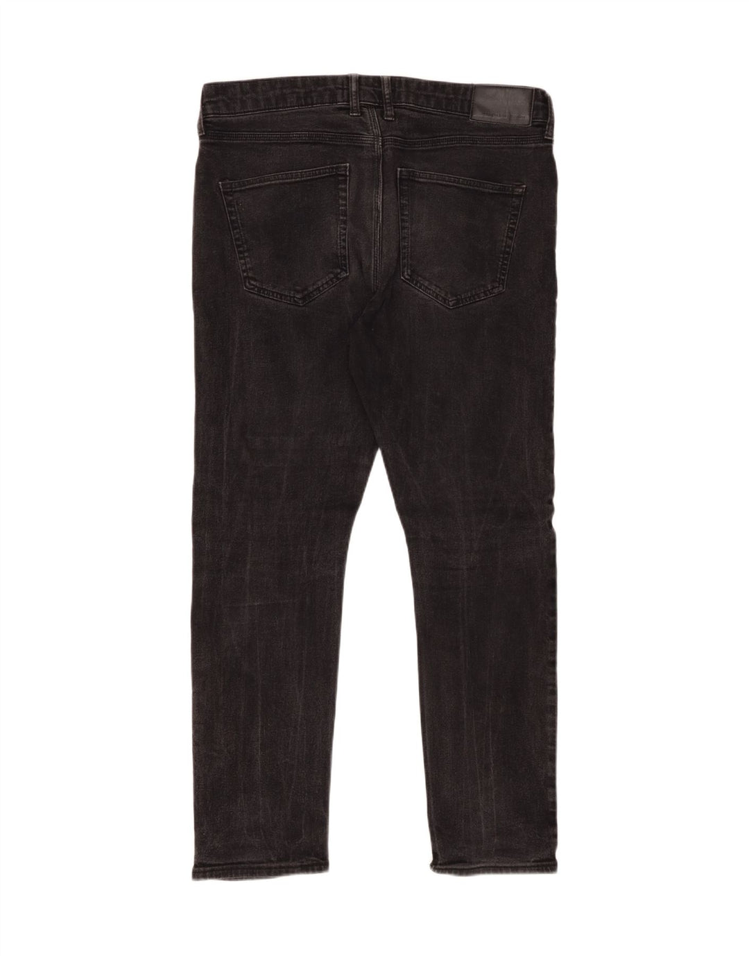 FRENCH CONNECTION Mens Slim Jeans W34 L29 Black Cotton