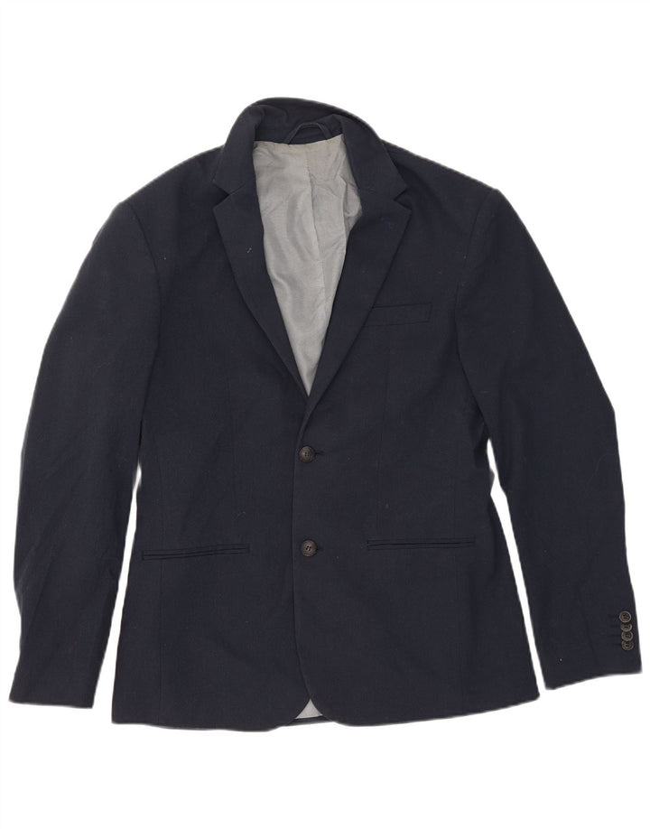 Jack & Jones Herre 2-knaps blazerjakke IT 52 XL Marineblå Polyester