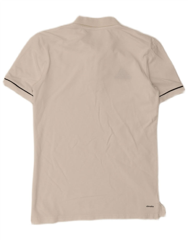 Adidas Mens Polo Shirt Small White