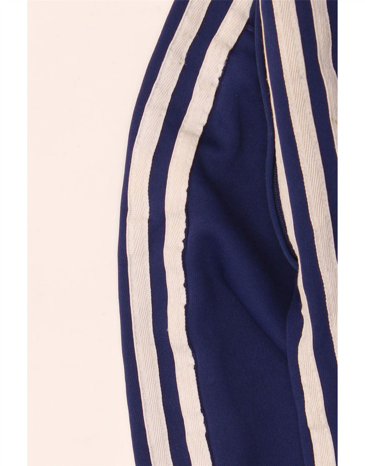 Adidas Mens Tracksuit Trousers Joggers Medium Navy Blue Polyester