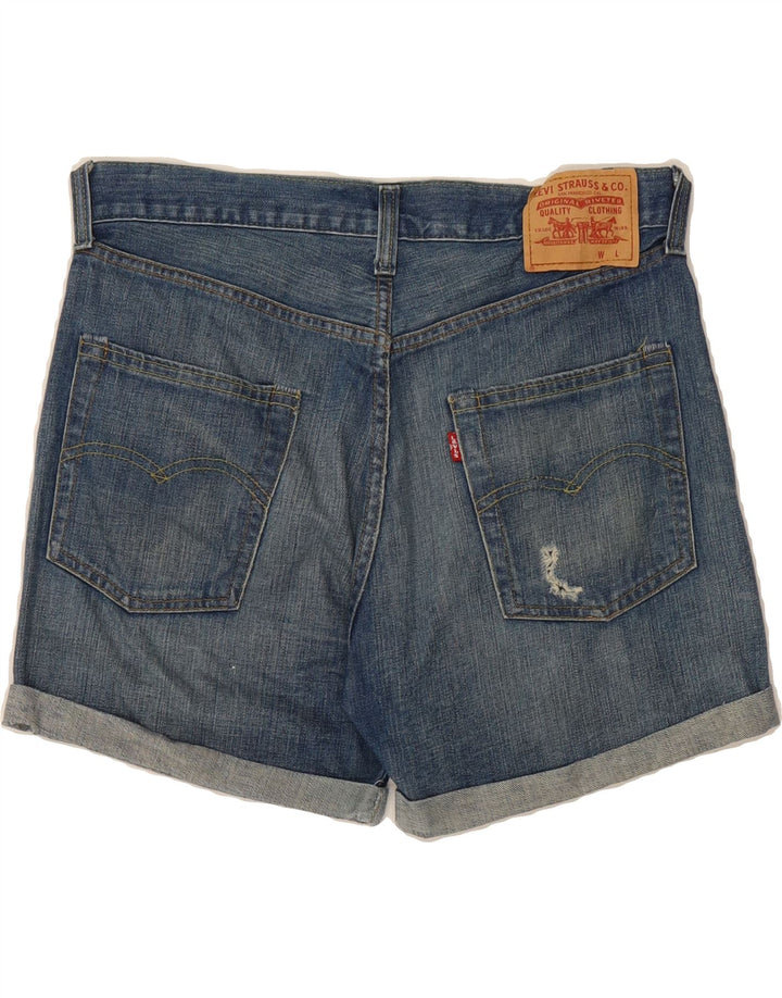 LEVI'S Womens Denim Shorts W32 Large  Blue Vintage Levi's and Second-Hand Levi's from Messina Hembry 