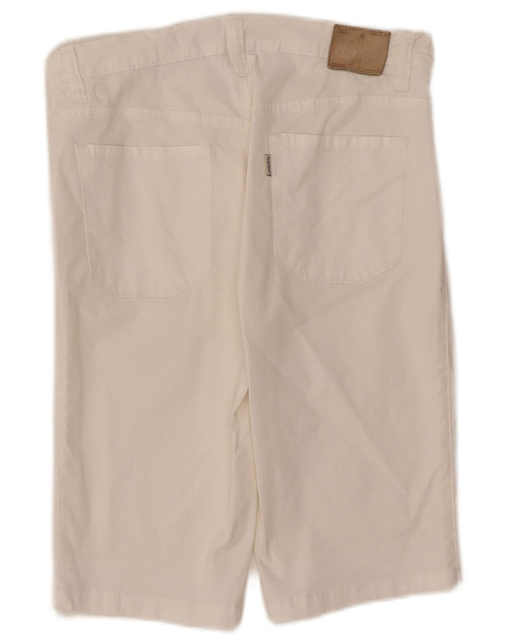 Jeckerson Womens Casual Shorts W30 Medium White Cotton