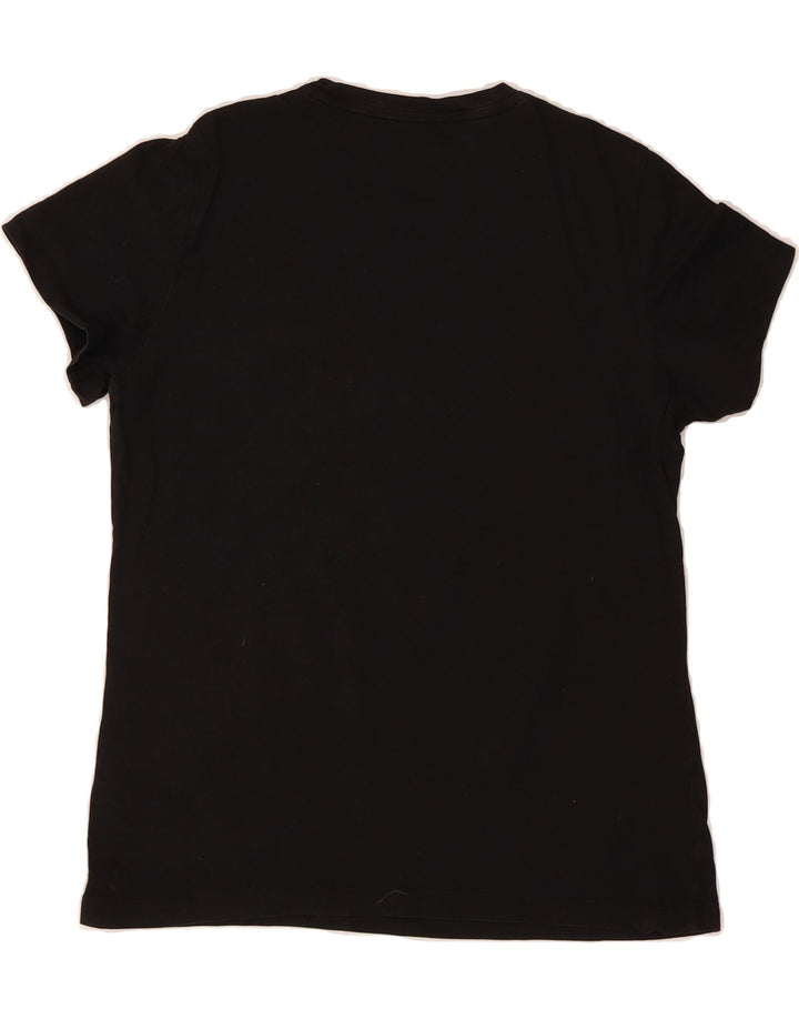 PUMA Womens Graphic T-Shirt Top UK 12 Medium Black Vintage Puma and Second-Hand Puma from Messina Hembry 