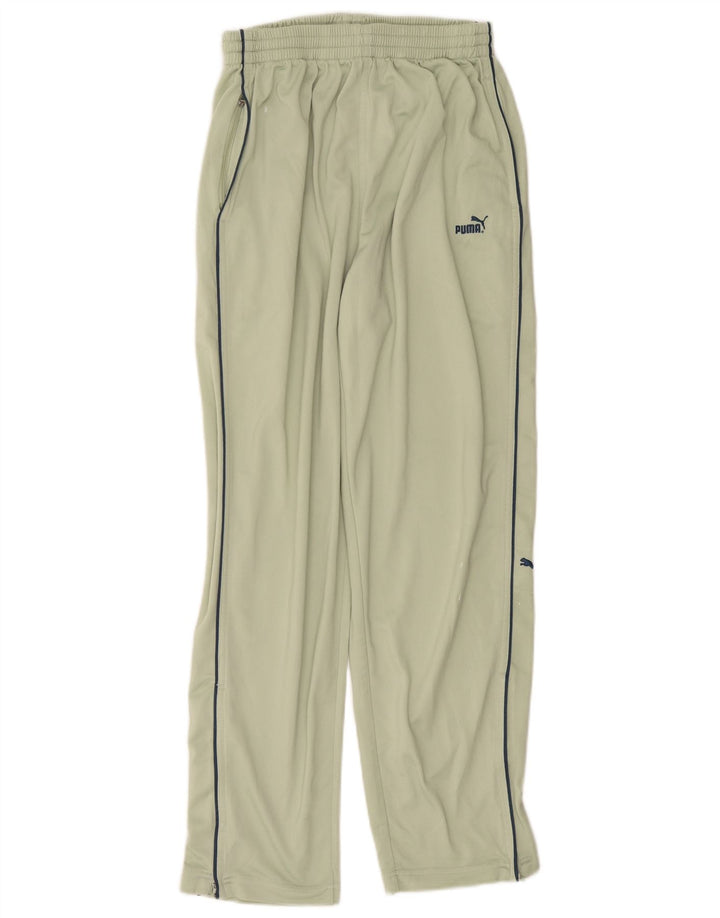 PUMA Herren-Trainingshose aus mittelgrünem Polyester