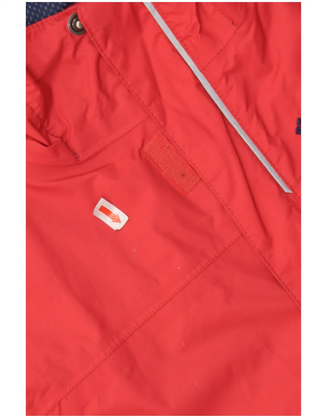 COLUMBIA Womens Hooded Rain Jacket UK 12 Medium Red Nylon