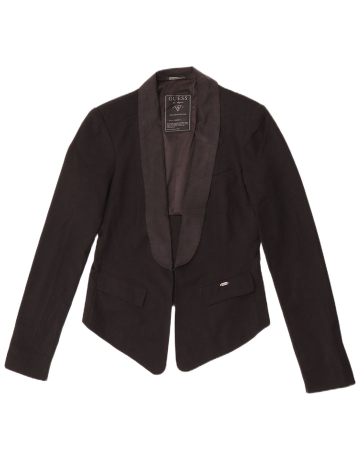 Guess ženska jakna sa kratkim rukavima UK 12 srednji crni poliester