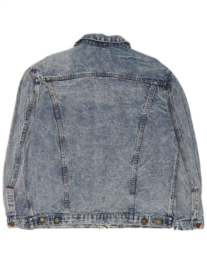 Wild Men Denim Jacket UK 38 Medium Blue Cotton
