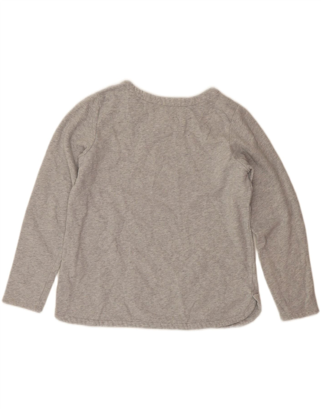 IZOD Womens Sweatshirt Jumper UK 16 Large Grey Cotton Vintage Izod and Second-Hand Izod from Messina Hembry 