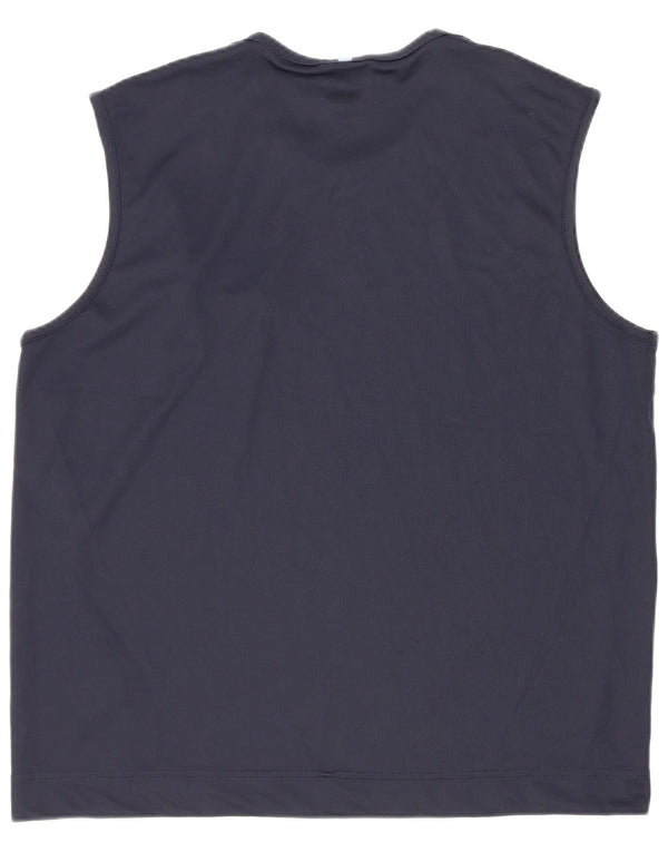 Adidas Herren Weste Top Large Marineblau Polyester