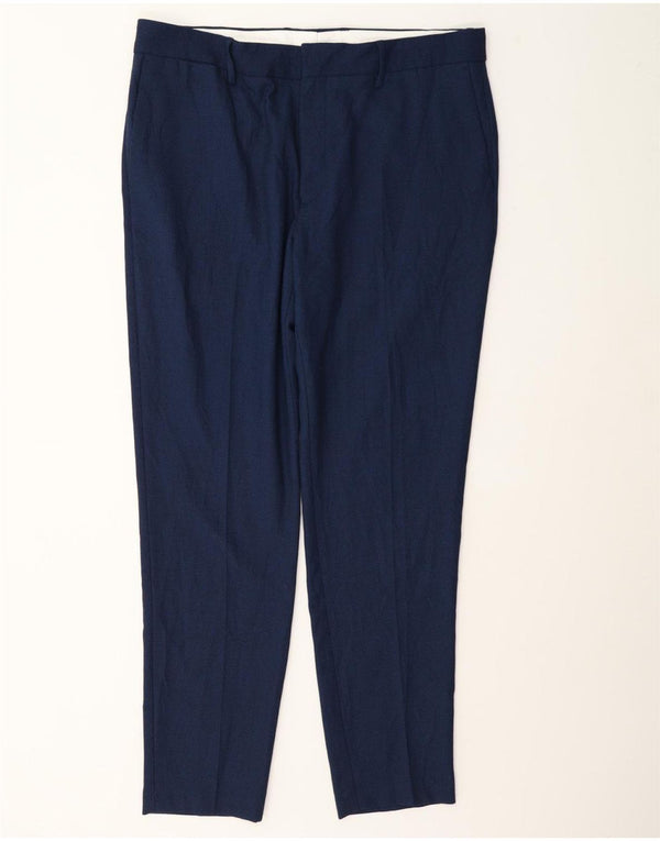 Ανδρικό παντελόνι Chino Zara Slim EU 46 XL W36 L30 Navy Blue