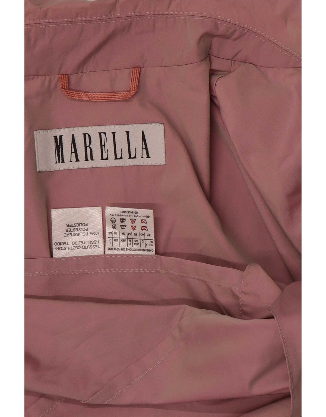Giacca utility da donna Marella UK 14 Large Rosa Poliestere