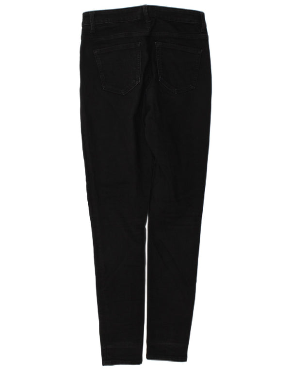 Marks & Spencer Damen The Ivy Skinny Jeans UK 10 Small W27 L30 Schwarz