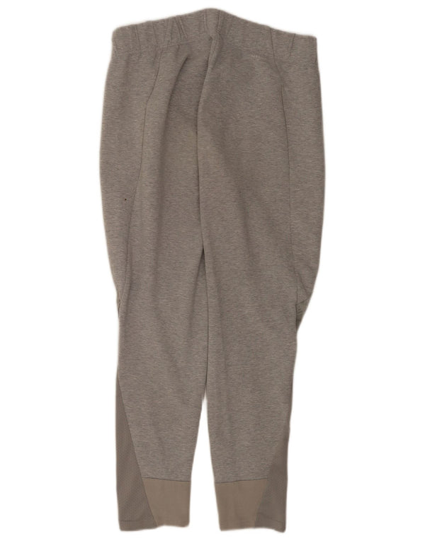 Pantaloni da tuta con grafica Adidas da donna UK 14 Cotone grigio medio