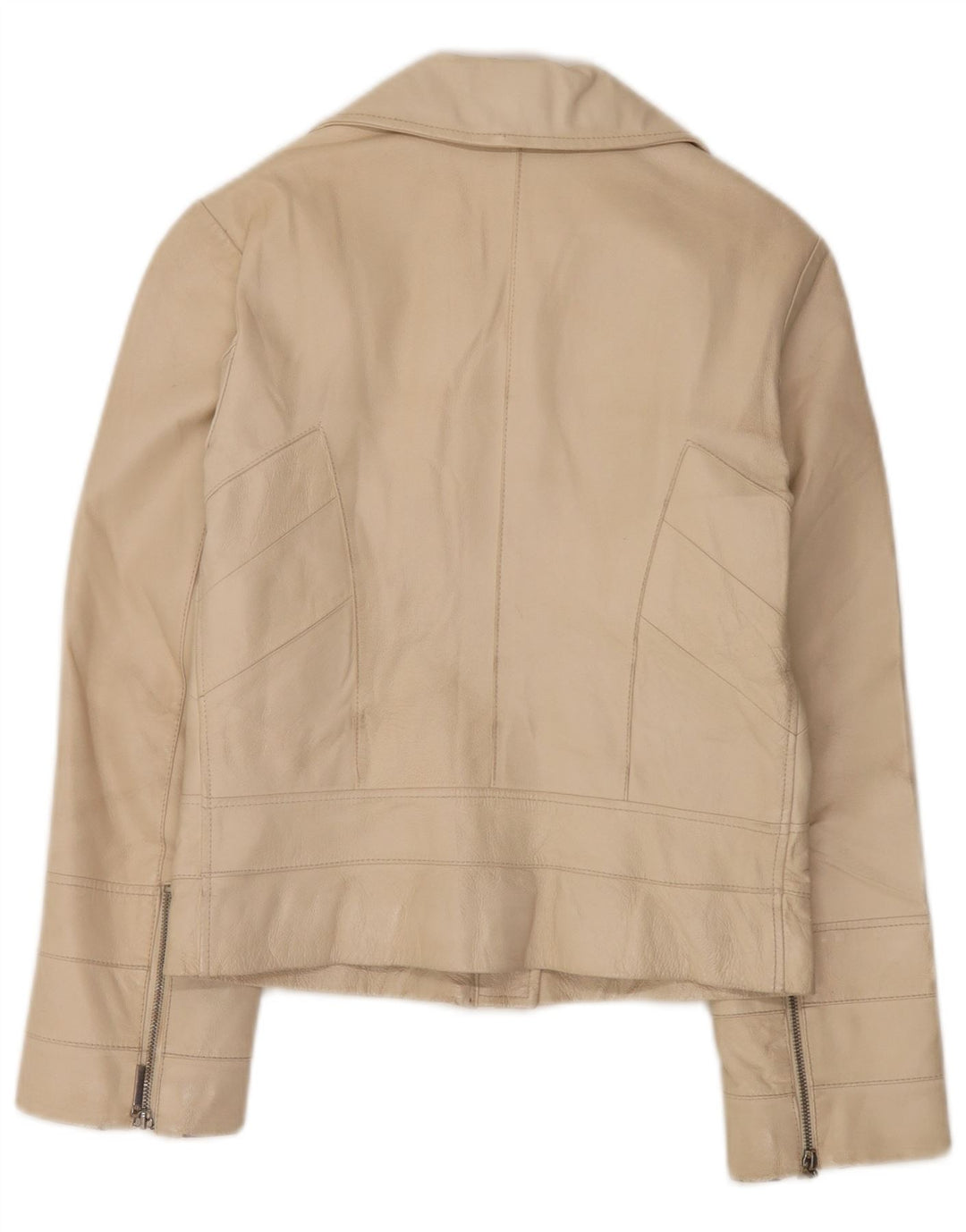 Conbipel Damen Lederjacke IT 42 Medium Beige