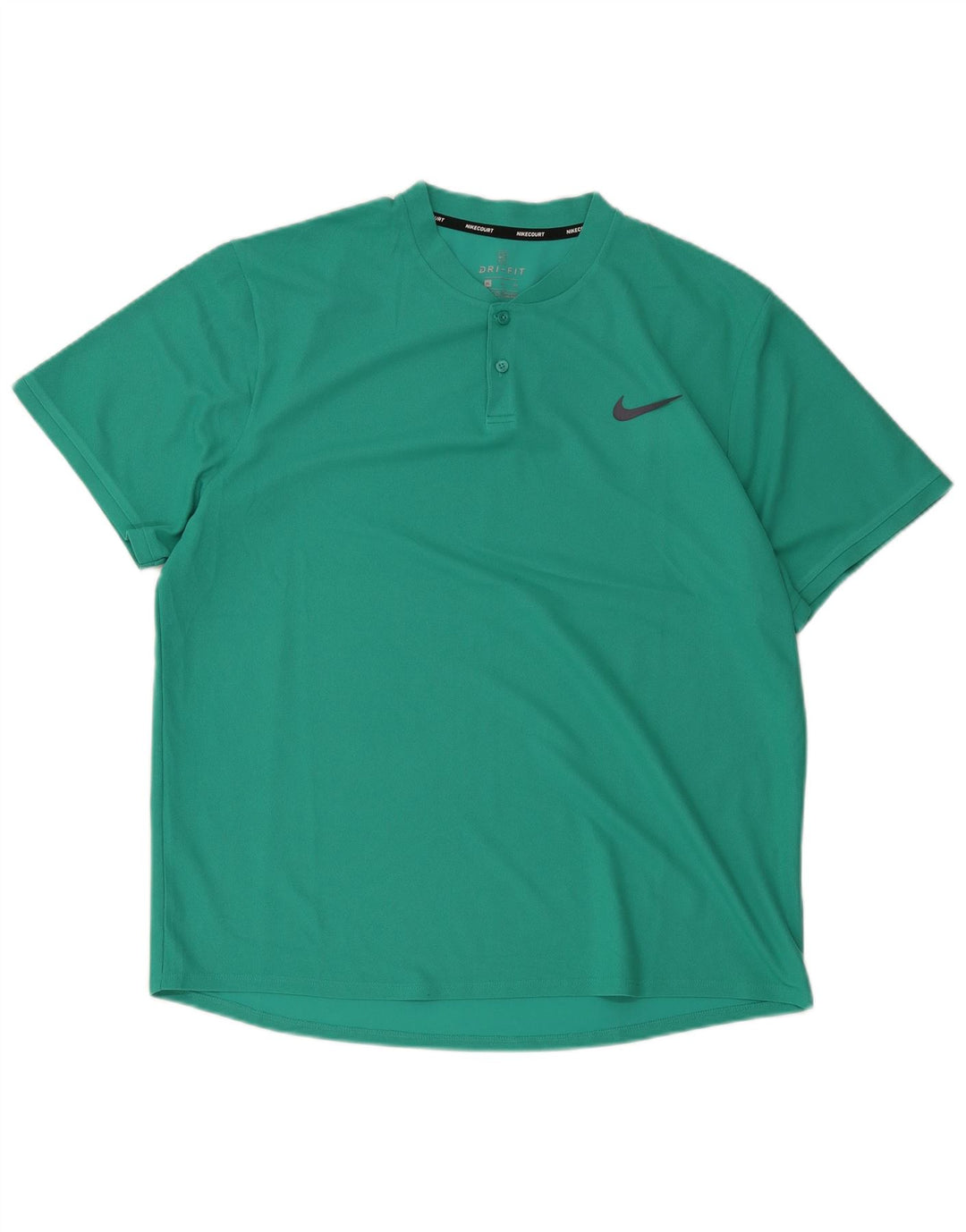 Nike Mens Dri Fit T-Shirt Top XL Green Polyester
