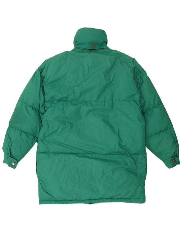 Puma Mens Padded Coat UK 38 Medium Green Polyester