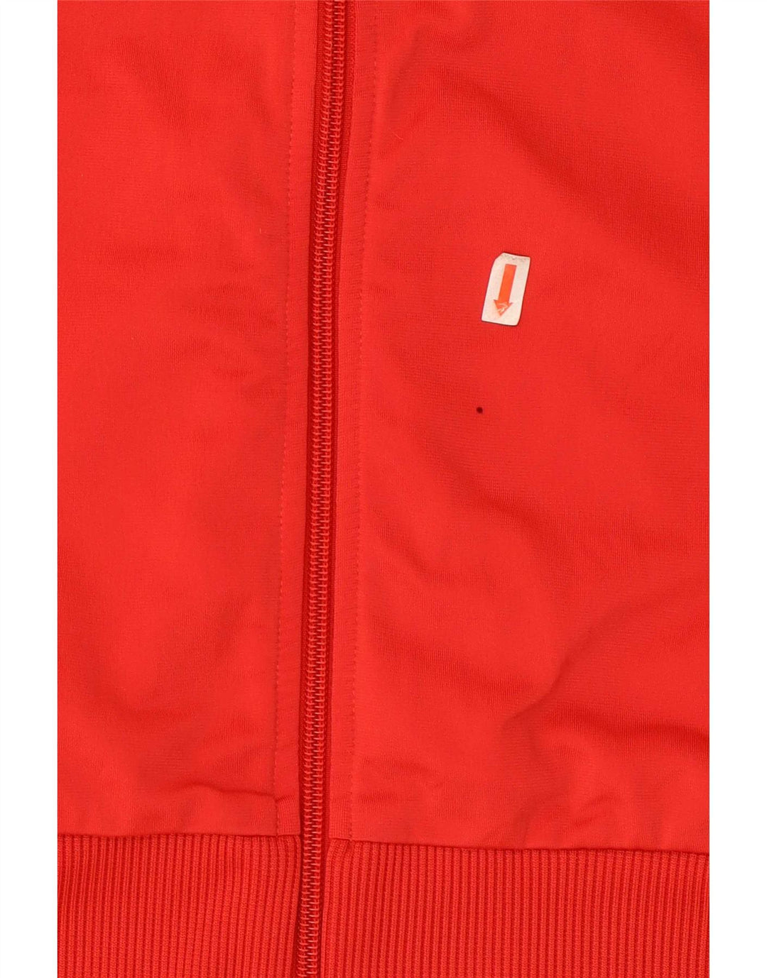 Puma Veste de survêtement pour homme Large Rouge Colorblock Polyester