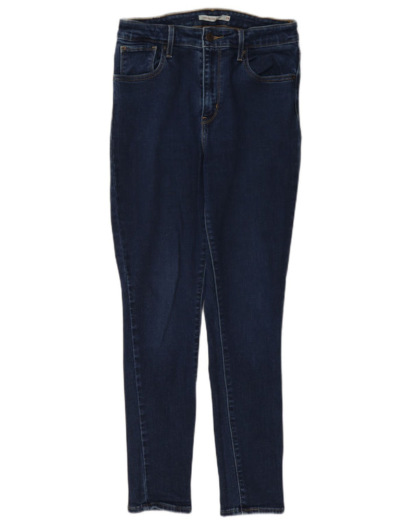 Женские джинсы скинни Levi's 721 с высокой посадкой W29 L28 Темно-синие хлопковые