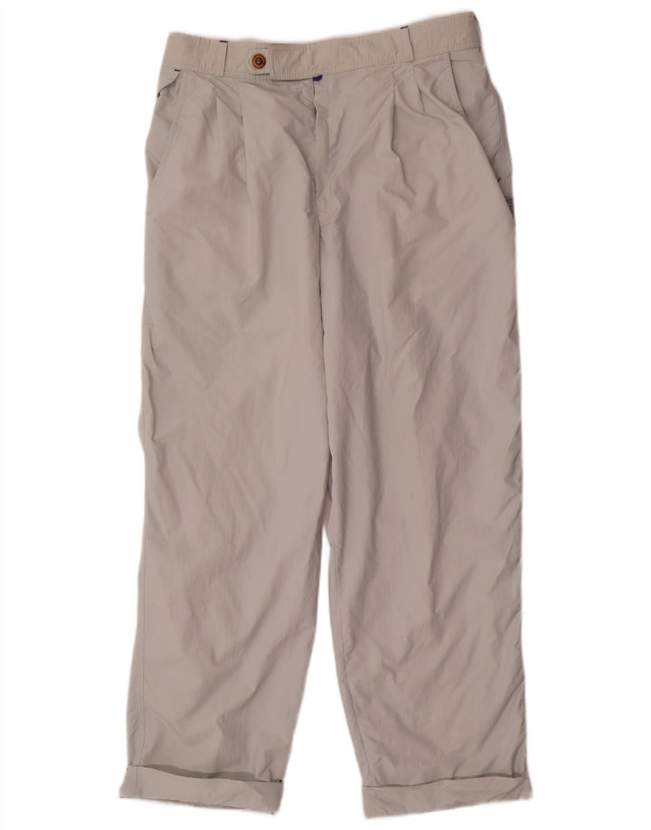 Tactel Pantalon Chino Pegged Homme W36 L30 Gris Polyamide