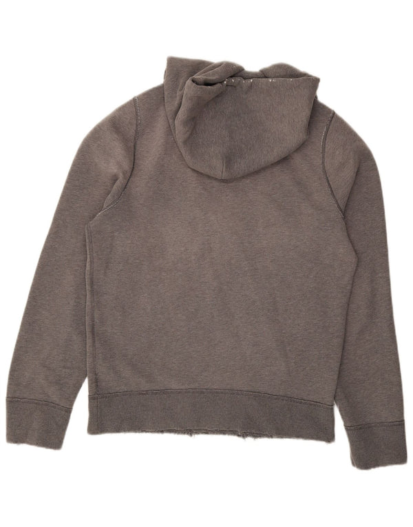 Abercrombie & Fitch Mens Muscle Graphic Hoodie Jumper Large Grey Cotton
