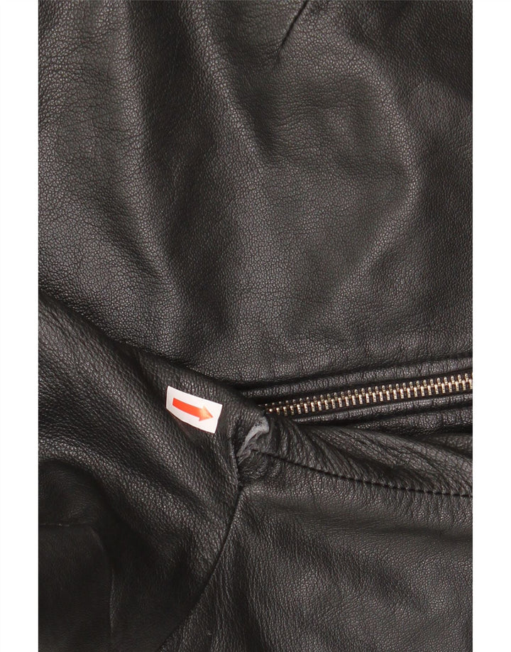 FREEHERON Womens Bomber Jacket IT 46 Large Black Vintage Freeheron and Second-Hand Freeheron from Messina Hembry 
