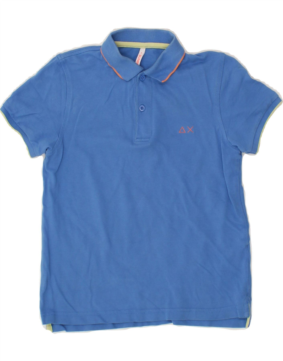 SUN68 Boys Polo Shirt 5-6 Years Blue Cotton Vintage Sun68 and Second-Hand Sun68 from Messina Hembry 