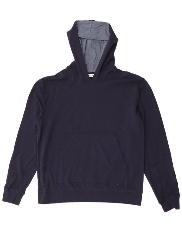 Marks & Spencer Mens Autograph Hoodie Jumper Large Navy Blue
