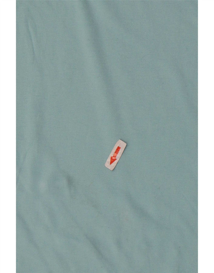 Umbro Womens T-Shirt Top UK 14 Medium Blue Cotton