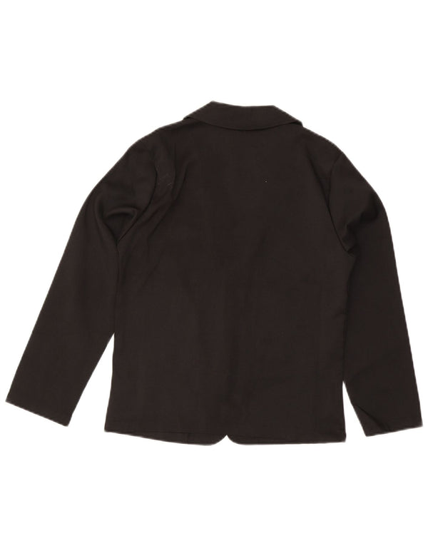 Shein Boys 2-knaps blazerjakke 9-10 år sort polyester