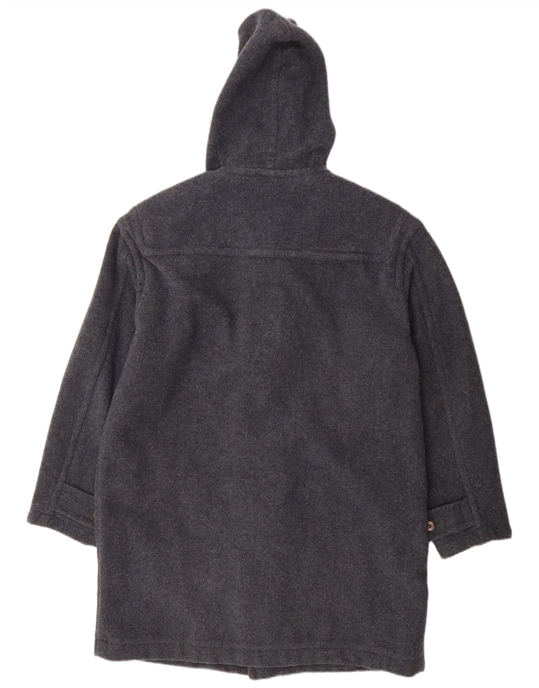 Stefanel Ανδρικό παλτό Duffle με κουκούλα UK 38 Medium Blue Wool