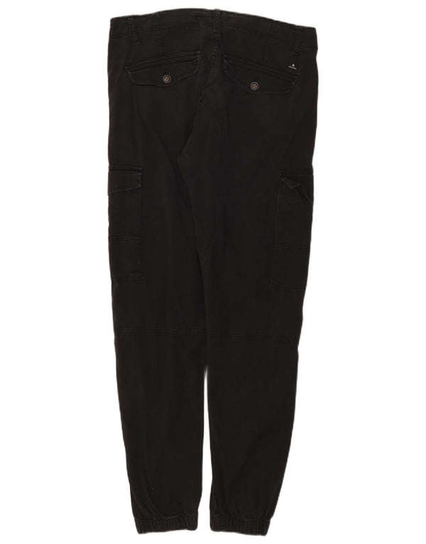 Jack & Jones muške Paul sužene hlače Cargo hlače W32 L29 crni pamuk
