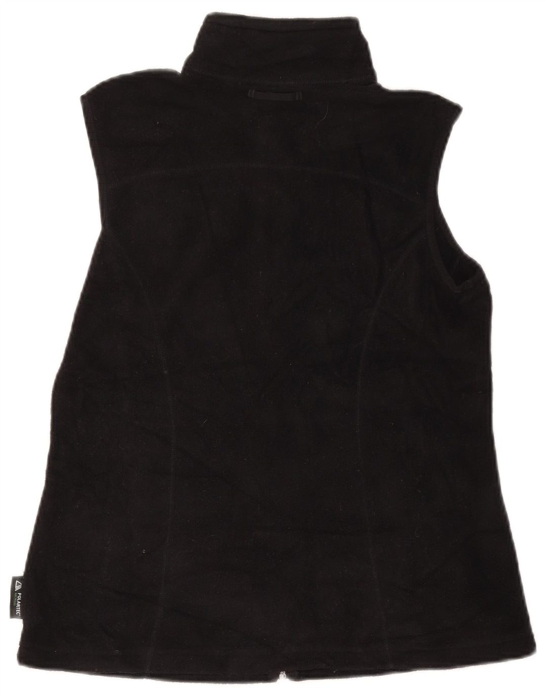 EDDIE BAUER Dame Fleece Gilet UK 12 Medium Sort Polyester
