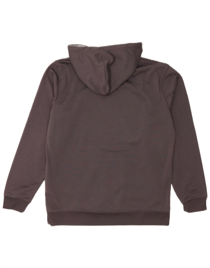 Reebok Mens Hoodie Jumper Médio Cinza Poliéster